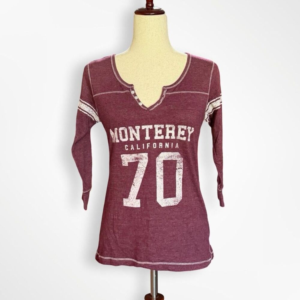 MV Sports Retro Jersey Style Women's "Monterey California"  M Preppy Vintage